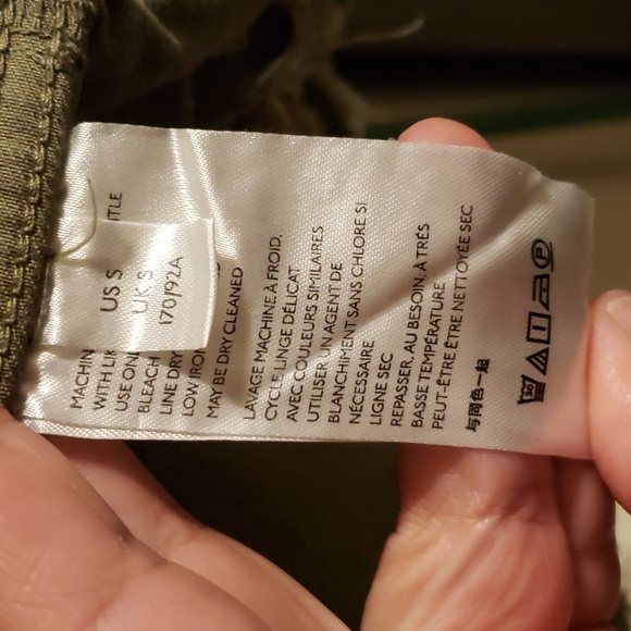 Free People Moonchild Distressed Green Jacket - Picture 6 of 13